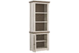 Havalance Two-tone Left Pier Cabinet - W814-33 - Lara Furniture