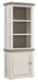 Havalance Two-tone Left Pier Cabinet - W814-33 - Lara Furniture