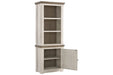 Havalance Two-tone Right Pier Cabinet - W814-34 - Lara Furniture