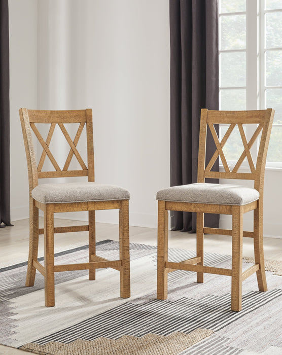 Havonplane Counter Height Barstool (Set of 2) - D773-124