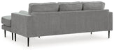 Hazela Charcoal Sofa Chaise - 4110218