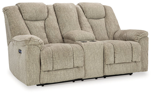 Hindmarsh Power Reclining Loveseat with Console - 9030918