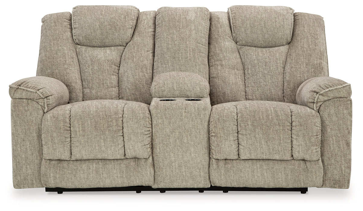 Hindmarsh Power Reclining Loveseat with Console - 9030918