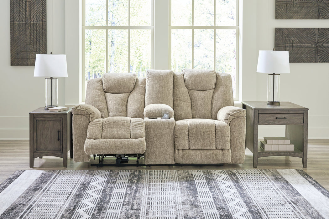 Hindmarsh Power Reclining Loveseat with Console - 9030918