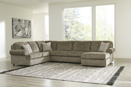 Hoylake Chocolate RAF Sectional - Lara Furniture