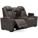 Hyllmont Gray Power Reclining Living Room Set - Lara Furniture