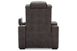 HyllMont Gray Recliner - 9300313 - Lara Furniture