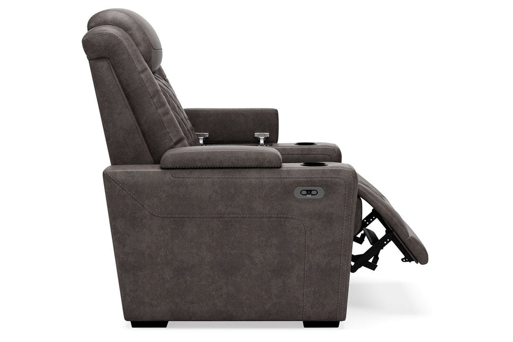 HyllMont Gray Recliner - 9300313 - Lara Furniture