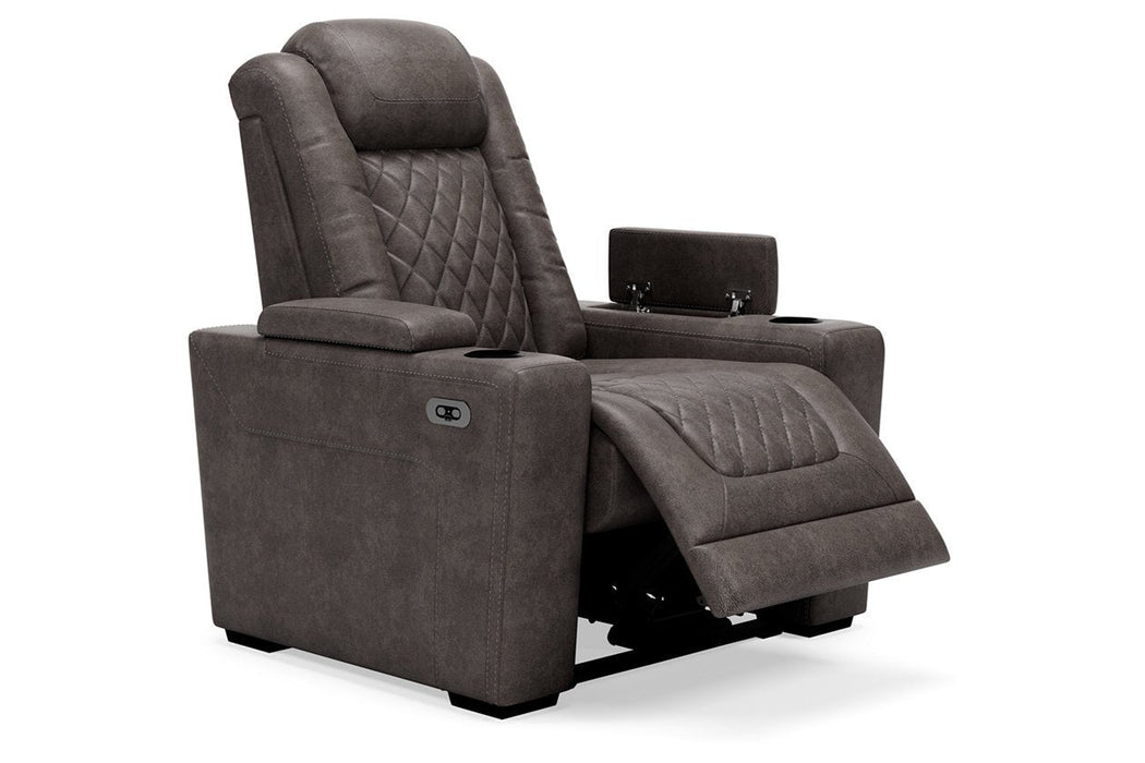 HyllMont Gray Recliner - 9300313 - Lara Furniture