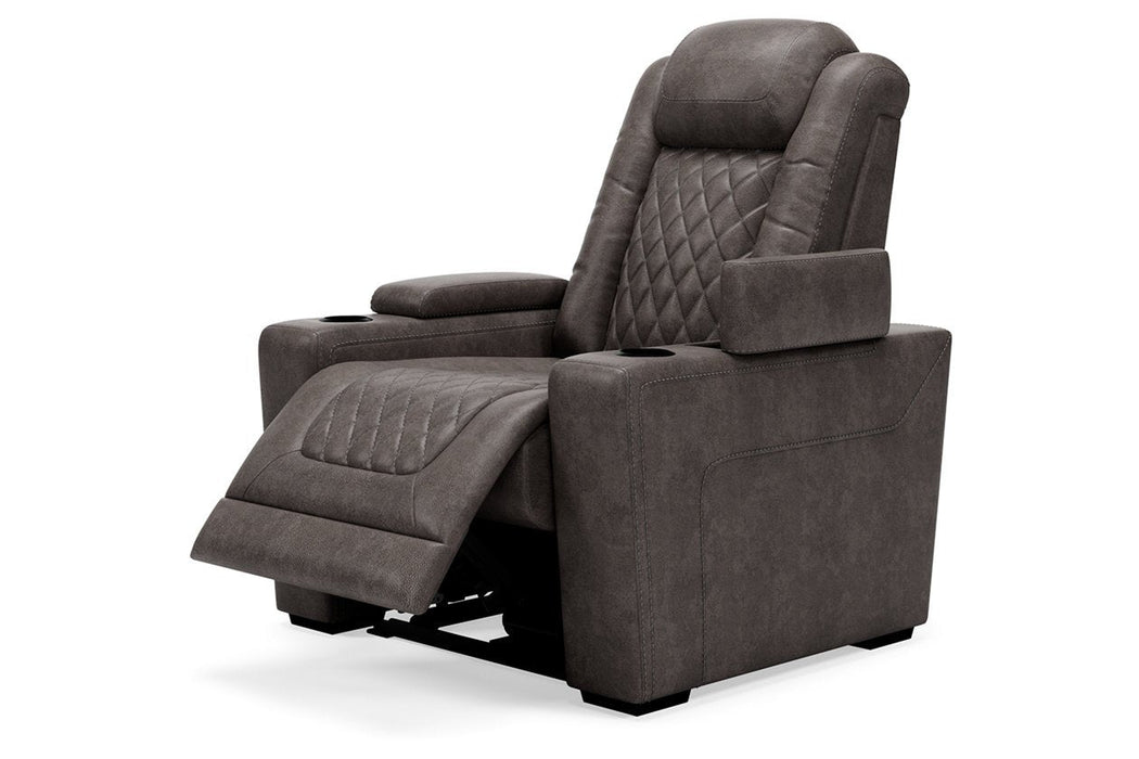 HyllMont Gray Recliner - 9300313 - Lara Furniture