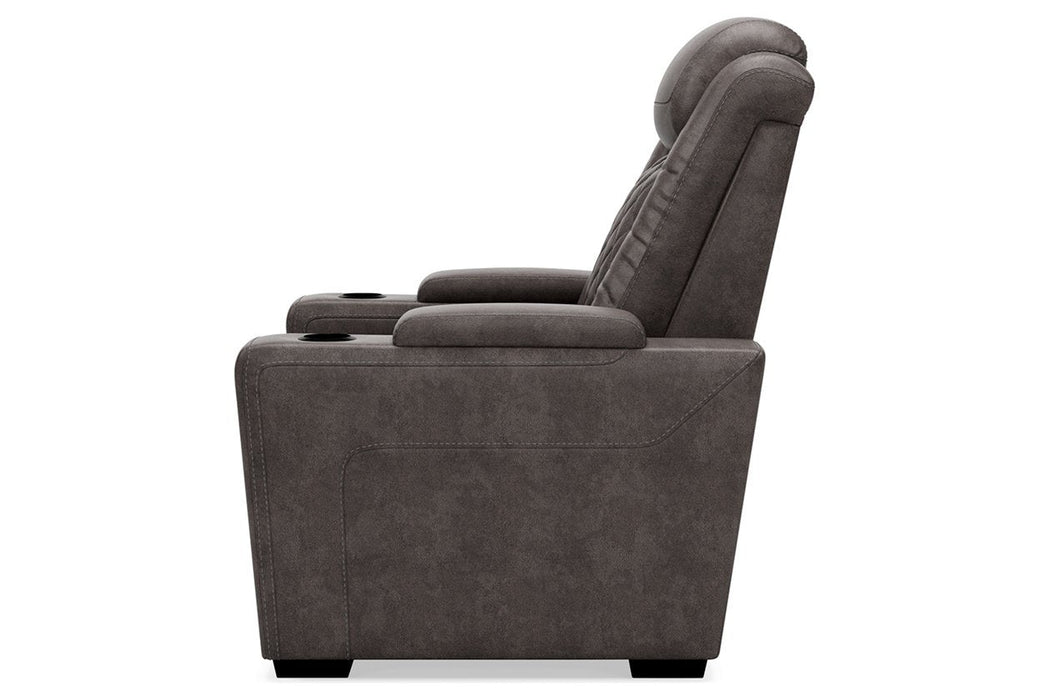 HyllMont Gray Recliner - 9300313 - Lara Furniture