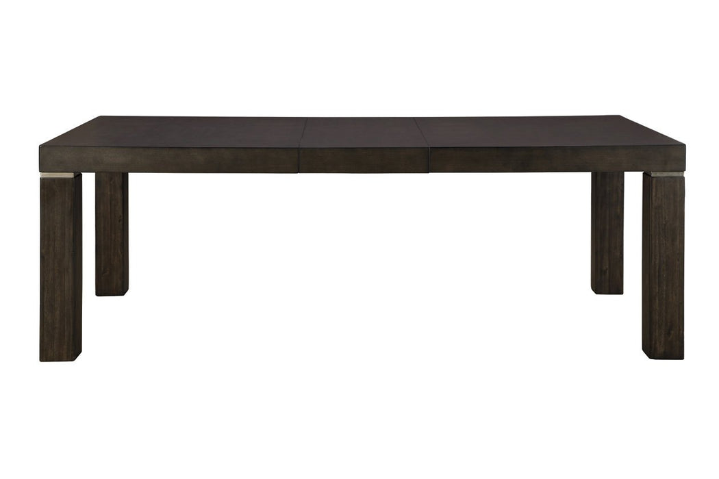 Hyndell Dark Brown Dining Extension Table - D731-35 - Lara Furniture