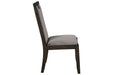 Hyndell Gray/Dark Brown Dining Chair (Set of 2) - D731-01 - Lara Furniture