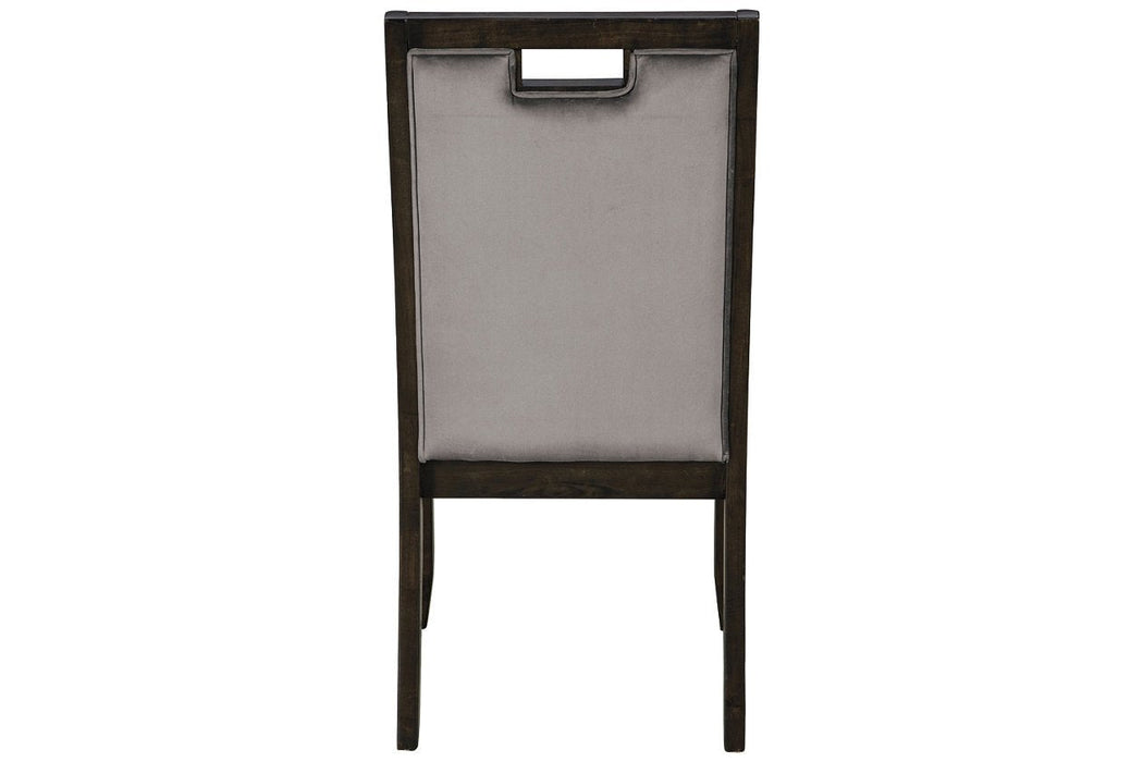 Hyndell Gray/Dark Brown Dining Chair (Set of 2) - D731-01 - Lara Furniture