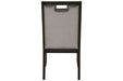 Hyndell Gray/Dark Brown Dining Chair (Set of 2) - D731-01 - Lara Furniture