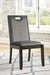 Hyndell Gray/Dark Brown Dining Chair (Set of 2) - D731-01 - Lara Furniture