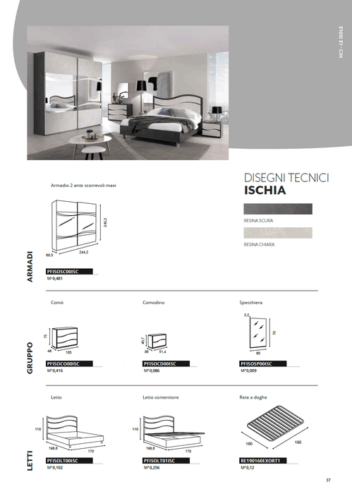 Ischia Bedroom Set - Lara Furniture