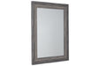 jACEE Antique Gray Accent Mirror - A8010218 - Lara Furniture