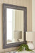 jACEE Antique Gray Accent Mirror - A8010218 - Lara Furniture