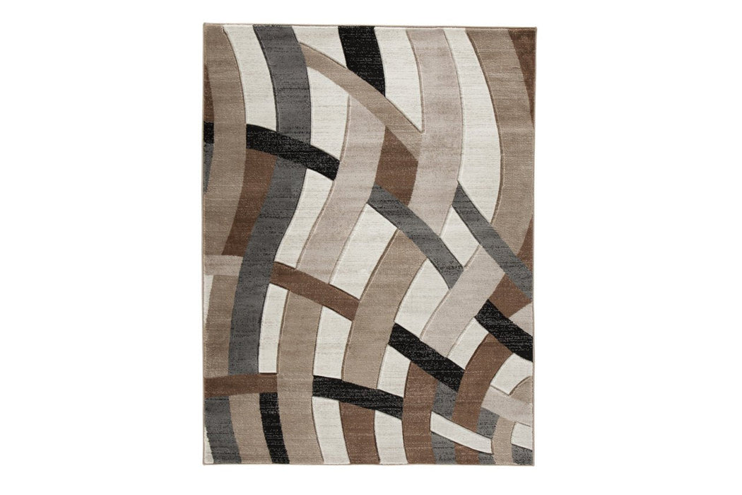 Jacinth Multi 5' x 6'7" Rug - R402922 - Lara Furniture