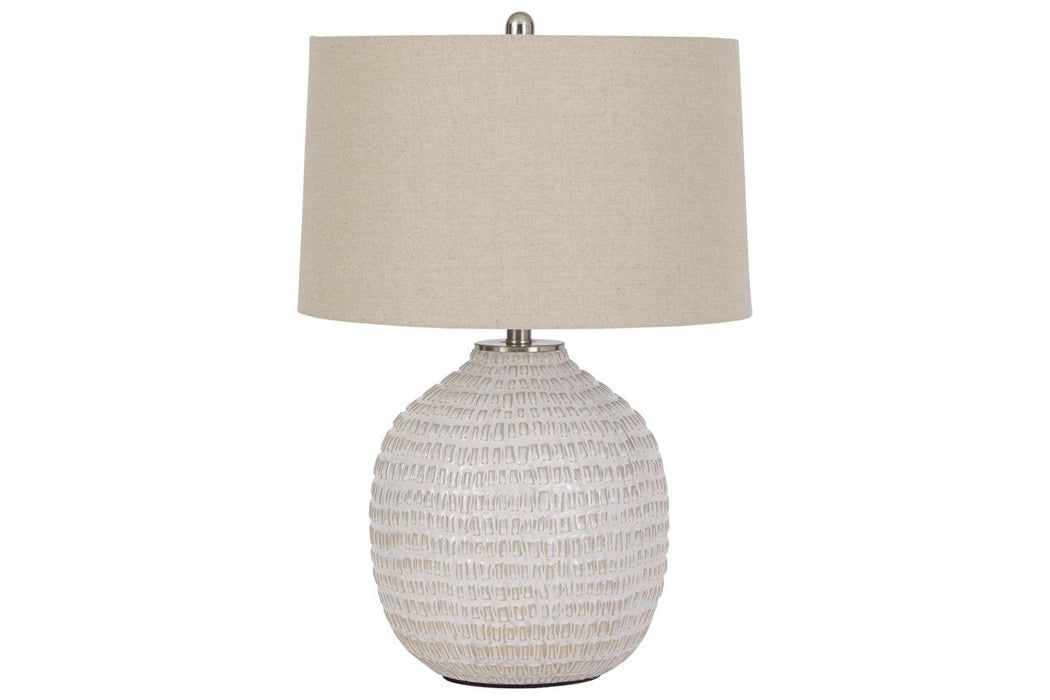 Jamon Beige Table Lamp - L100764 - Lara Furniture