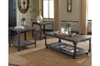 Jandoree Brown/Black Table (Set of 3) - T108-13 - Lara Furniture