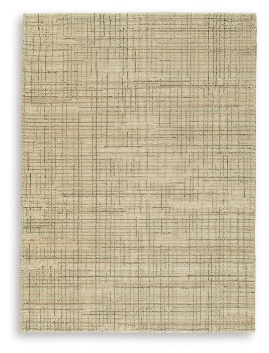 Janston Ivory/Gray/Tan Medium Rug - R406862