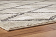 Jarmo Cream/Gray 5' x 7' Rug - R402622 - Lara Furniture