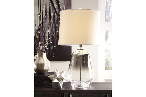 Jaslyn Silver Finish Table Lamp - L430414 - Lara Furniture