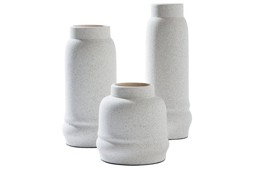 Jayden White Vase (Set of 3) - A2000428 - Lara Furniture