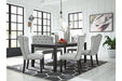 Jeanette Black Dining Table - D702-25 - Lara Furniture