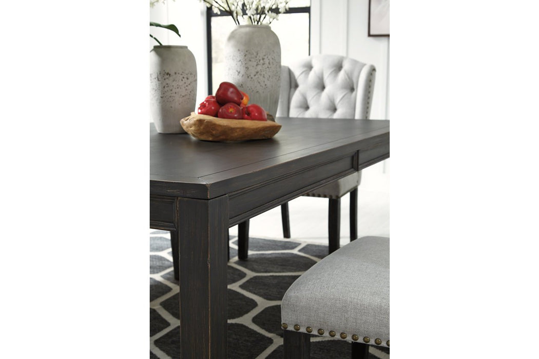 Jeanette Black Dining Table - D702-25 - Lara Furniture