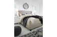 Jerary Gray King Upholstered Bed - B090-782 - Lara Furniture