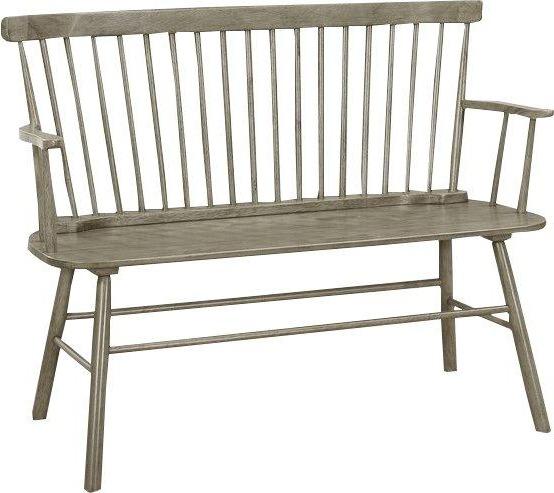 Jerimiah Spindleback Grey Bench - 4185-BENCH-GY - Lara Furniture