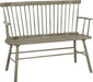 Jerimiah Spindleback Grey Bench - 4185-BENCH-GY - Lara Furniture