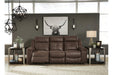 Jesolo Coffee Reclining Sofa - 8670488 - Lara Furniture