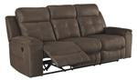 Jesolo Coffee Reclining Sofa - 8670488 - Lara Furniture