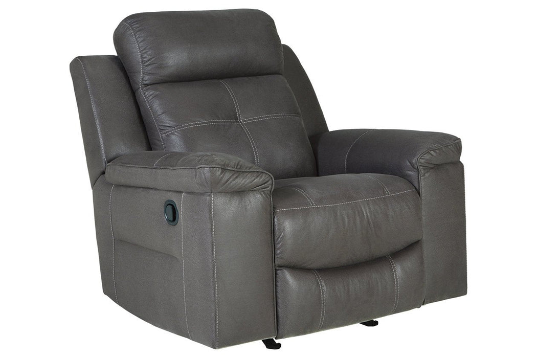 Jesolo Dark Gray Recliner - 8670525 - Lara Furniture