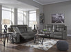 Jesolo Dark Gray Reclining Living Room Set - Lara Furniture