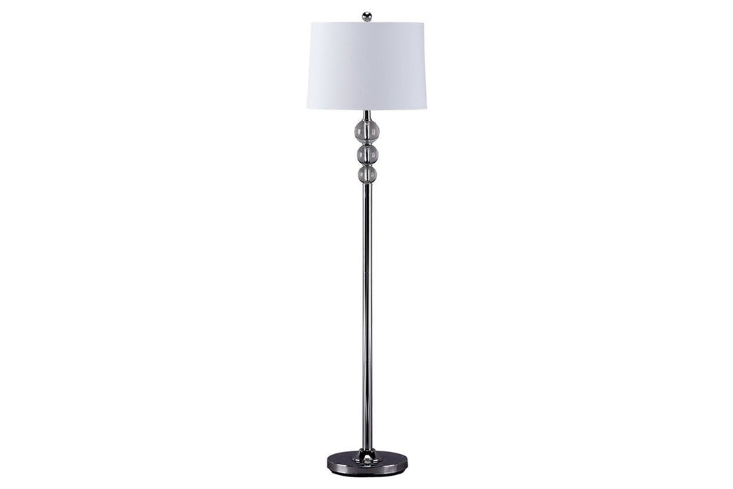 Joaquin Clear/Chrome Finish Floor Lamp - L428081 - Lara Furniture