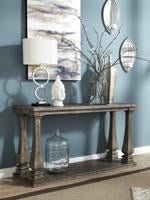 Johnelle Gray Sofa Table - T776-4 - Lara Furniture