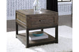 Johurst Grayish Brown End Table - T444-3 - Lara Furniture