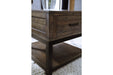 Johurst Grayish Brown End Table - T444-3 - Lara Furniture