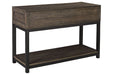 Johurst Grayish Brown Sofa/Console Table - T444-4 - Lara Furniture