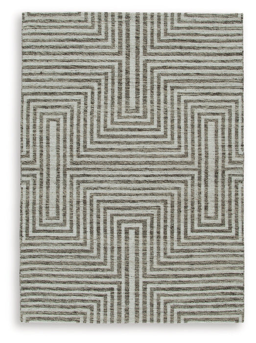 Jossen Ivory/Gray Medium Rug - R406832