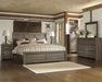 Juararo Dark Brown Panel Bedroom Set - Lara Furniture