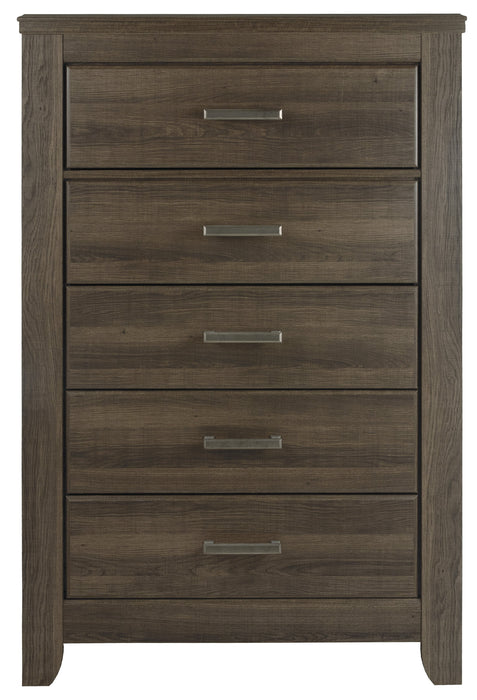 Juararo Dark Brown Panel Bedroom Set - Lara Furniture