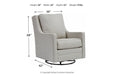 Kambria Frost Accent Chair - A3000206 - Lara Furniture