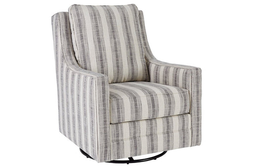 Kambria Ivory/Black Accent Chair - A3000207 - Lara Furniture