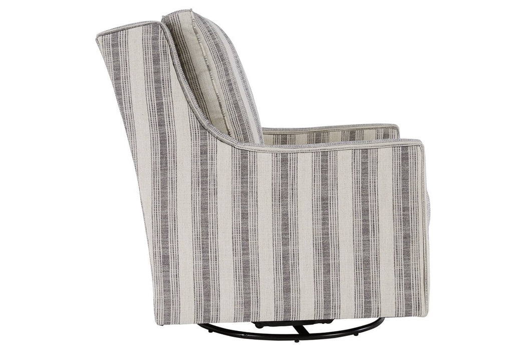 Kambria Ivory/Black Accent Chair - A3000207 - Lara Furniture